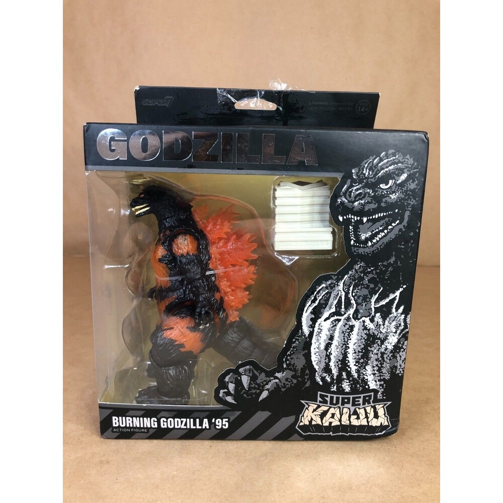 Super7 Toho Super Kaiju Burning Godzilla '95 Action Figure - New in Box